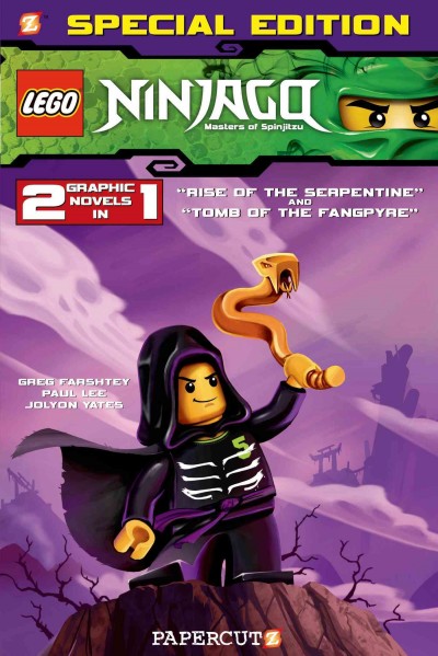 Lego Ninjago Special Edition. #2, Rise of the Serpentine and Tomb of the Fangpyre / Greg Farshtey, writer ; Paul Lee, with Space Goat and Paulo Henrique ; Jolyon Yates, artists ; Laurie E. Smith and JayJay Jackson, colorists.