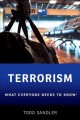 Terrorism : what everyone needs to know  Cover Image